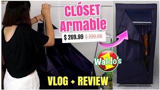 Vamos de compras🛍️  reseña de CLOSET armable de TELA inkanto de WALDOS 2021 Zulma Ibeth [upl. by Akineg]