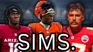 Fantasy Football SIMS Underdog Battle Royale Daily DFS Drafts Week Four 2024 [upl. by Niahs92]