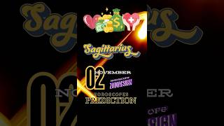 ♐Sagittarius November 2  Love❤️ Health🙌 Wealth 💰 Horoscopes Today Zodiac astrology [upl. by Kcirddor195]