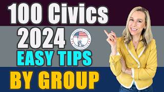 2024 US Citizenship Official USCIS 100 Civics Questions 2008 version BY GROUP [upl. by Ocirled549]