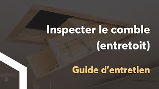 Guide dentretien  inspecter lentretoit de votre maison [upl. by Akimrehs838]