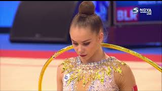 Anastasia Salos BLR  Hoop QAA  37th European Championships 2021  27700 [upl. by Rawden]