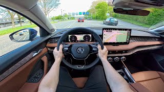 2024 Skoda Superb LampK Test Drive POV  Ambience Binaural Sound [upl. by Ecurb]