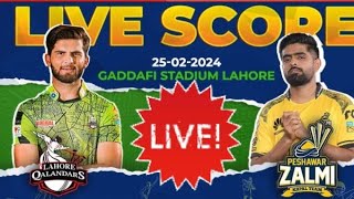 Peshawar zalmi vs Lahore Qalandars match live  PSL 9 live  LQ vs PZ 2024 [upl. by Esorbma]