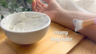 Make the Creamiest Body Butter for soft glowing skin [upl. by Tibold219]