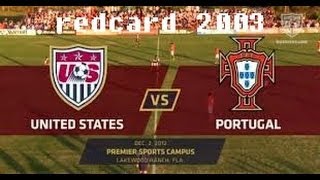 Redcard 2003  US v Portugal [upl. by Sigismundo]