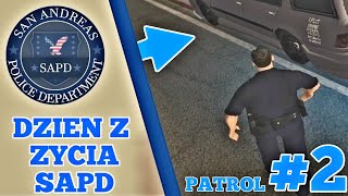 Dzień Z Życia SAPD 2  Patrol  MTA ProjectRPG [upl. by Blain]