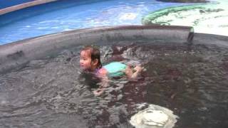 Rosalynn in the Mickey pool  Disney Cruise 2008 [upl. by Ydarb54]