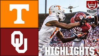 Tennessee Volunteers vs Oklahoma Sooners  Full Game Highlights  ESPN College Football [upl. by Rochella]