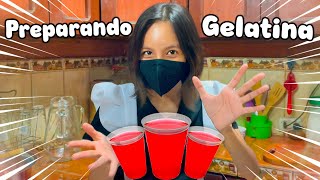 IRL HACIENDO GELATINA 👩‍🍳  Tutoriales x Papitas [upl. by Stephens268]