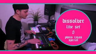 Dissolver live  Dawless Techno Set 8  Akai Force  Roland TR8S  DSI AS1 [upl. by Mikel]