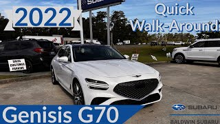 2022 Genesis G70 20T Stock 11843A1 [upl. by Mellisent]