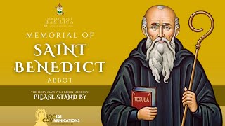 EUCHARISTIC CELEBRATION I 11 JULY 2024 I THURSDAY I MEMORIAL OF SAINT BENEDICT ABBOT [upl. by Arbed]