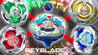 TEAM PERSONA VS SPX Bey Hells Scythe Dran Sword Knight Shield Hells Scythe Beyblade X MARATHON [upl. by Adelle994]