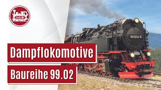 LGB Dampflokomotive Baureihe 9902  26818 [upl. by Airahs390]