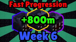 Making 800m IN ONE WEEK  Fast Progression 6  Hypixel Skyblock [upl. by Amarillis]