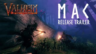 Valheim Mac Release Trailer [upl. by Nnyllaf]