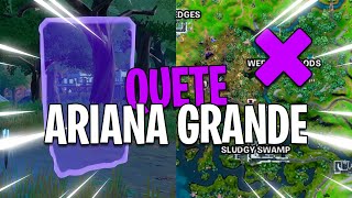 REVELER LE SYMBOLE DE COMMANDEMENT EMPLACEMENT ETAPE 4 QUETE ARIANA GRANDE FORTNITE 2 SAISON 8 [upl. by Milford]