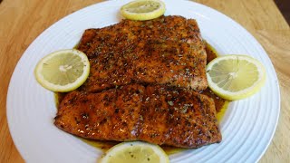 Brown Honey Glazed salmon Recipe [upl. by Abeh]