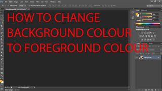 How To Change Background Color To Foreground Color [upl. by Shaia13]