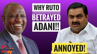 FIANALLY THE REAL REASON PRESIDENT RUTO BETRAYED ADANI [upl. by Heinrik]