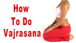 Yoga for Beginners  How to do Vajrasana  Hindi Yoga Tutorial [upl. by Britteny680]