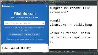 06122023 Intip Kode Hex File di Komputer Ternyata Tetap Sama Walau Ekstensinya Diubah [upl. by Milson]