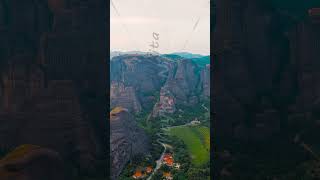 Vertical video Meteora Kalabaka Greece Meteora  rocks up to 600 meters high There are 6 ac [upl. by Chaiken]