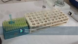 Dosage enzymatique du glucose sanguin [upl. by Aiset970]