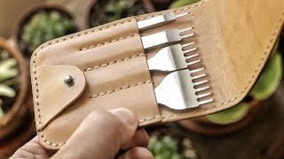 Making a Leather Tool Pouch [upl. by Tim]