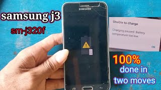 samsung j3 unable to charge  smj320f battery temperature too low [upl. by Nilcaj]