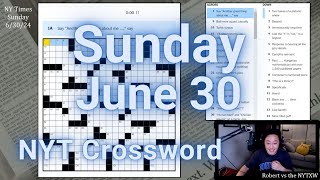 Misstated 0121011  Sunday 63024 New York Times Crossword [upl. by Nohsav]