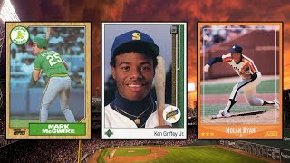 Top 25 Highest Selling 1980s Baseball Cards [upl. by Enajharas]