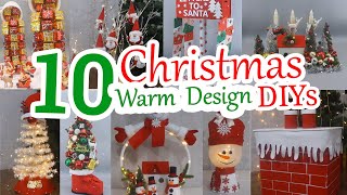 10 DIY Christmas Decorations Ideas with a Warm and Cozy Feel  2024 [upl. by Norma101]