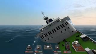 Sinking of Albtaros IV  Ship Sim Extremes [upl. by Legge]