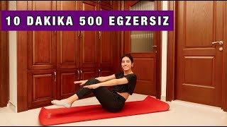 500 KARIN ANTRENMANI YAPTIM I KARIN KASI EGZERSİZLERİ [upl. by Leanor250]