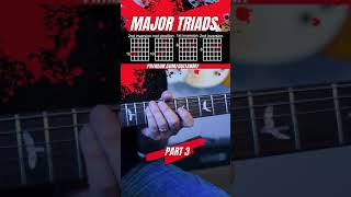 Major Triads Guitar Lesson Part 3 [upl. by Neron]