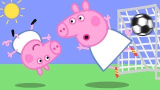 Peppa Pig Nederlands Compilatie Nieuwe Afleveringen  Voetbal met Peppa Pig ⚽️  Tekenfilm [upl. by Johann]