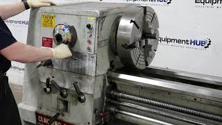 Clausing Colchester 17quot x 80quot Geared Head Engine Lathe [upl. by Ijnek]