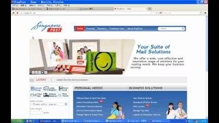 How to track Singapore post registered Singpost package [upl. by Nnylaf]