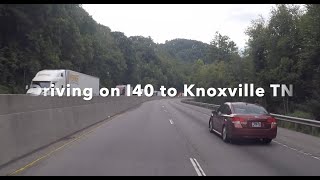 TENNESSEE BACKROADS  Driving I40 West to Knoxville TN  Rainy drive  Traffic  Not ASMR [upl. by Slohcin217]