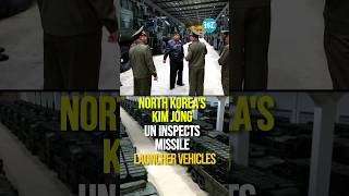 North Koreas KimJongUn Inspects MissileLauncherVehicles  Watch  viral northkorea [upl. by Linnette]