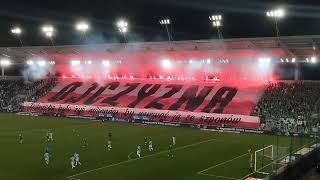 Oprawa kibiców Radomiaka Radom w meczu z Cracovią  31082024 [upl. by Pollitt]