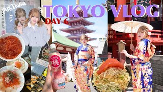 เช่าชุด1XXXXบาท เดินถ่ายรูปย่านAsakusa วัดโคมแดง ถ่ายรูปPurikura บุฟ ikura  Tokyo Vlog Day6 2024 [upl. by Jaddo]