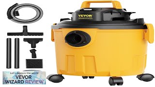 VEVOR Shop Vacuum Wet And Dry 5 Gallon 6 Peak HP WetDry Review [upl. by Llennor]