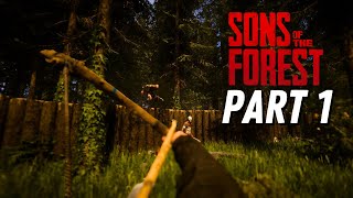 The HORRIFIC Extra Limbed Creatures Of The Forest  Sons of The Forest Full Game Part 1 [upl. by Nerdna]