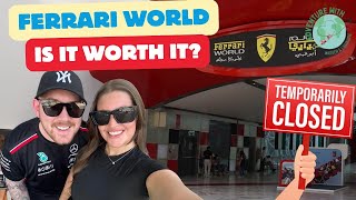 Is Ferrari World Really Worth It Full Vlog Ride Closures and Extra Charges [upl. by Murry]