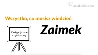 Zaimek i jego odmiana [upl. by How]