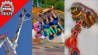 20 INSANE amp Unique Carnival Rides [upl. by Hayalat]