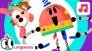 Head Shoulders Knees and Toes 🎶 Dance with Baby Bot  Lingokids [upl. by Nodab]